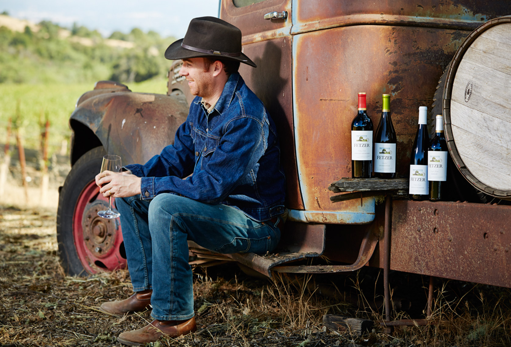 AlanCampbellPhotography, branding shot for winery