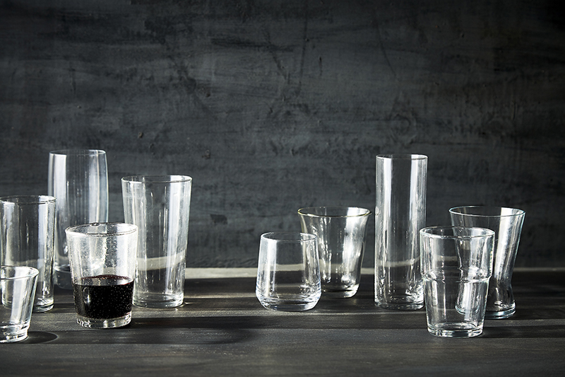 AlanCampbellPhotography, still life with vintage glasses on grey